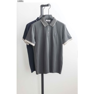 브루넬로쿠치넬리 [Brunello Cucinelli] 남성 로고 자수 폴로 반팔 티셔츠 신상입고