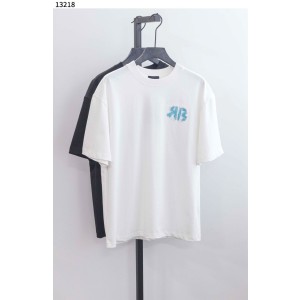 발렌시아가 [BALENCIAGA] 자수 트렌드 라운드 반팔 티셔츠 신상입고