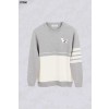 [THOM BROWNE] 톰브라운 홀리데이 자카드 배색 울 블렌드 니트 풀오버