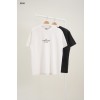 [STONE ISLAND] 스톤아일랜드 레터링 백 시그니처 디자인 프린트 반팔 티셔츠