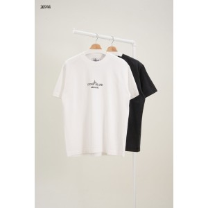 [STONE ISLAND] 스톤아일랜드 레터링 백 시그니처 디자인 프린트 반팔 티셔츠