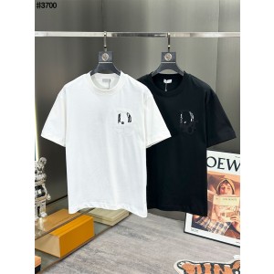 [DIOR] 크리스찬 디올 옴므 쿠튀르 오블리크 믹스 자수 로고 숏 슬리브 티셔츠