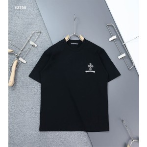 [Chrome Hearts] 크롬하츠 크로스 세메터리 이니셜 라운드 반팔 티셔츠