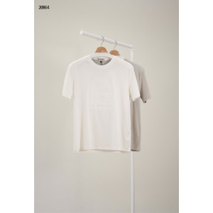 [BRUNELLO CUCINELLI] 브루넬로 쿠치넬리 시그니처 로고 엠보 포인트 반팔 티셔츠