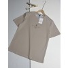 브루넬로쿠치넬리  (Brunello Cucinelli)  슬림 핏 로고 코튼 티셔츠