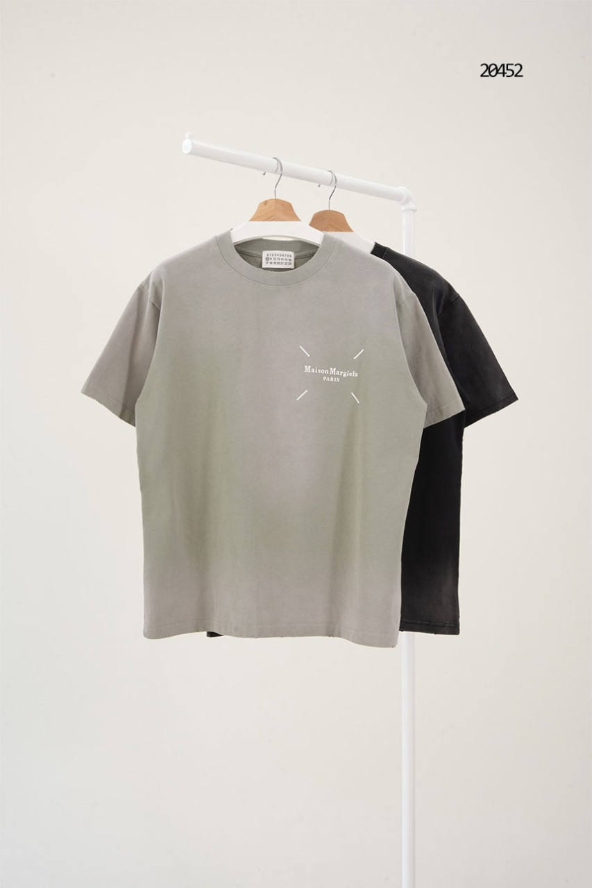 [Maison Margiela] 메종마르지엘라 넘버링 그래픽 백 프린트 빈티지 반팔 티셔츠