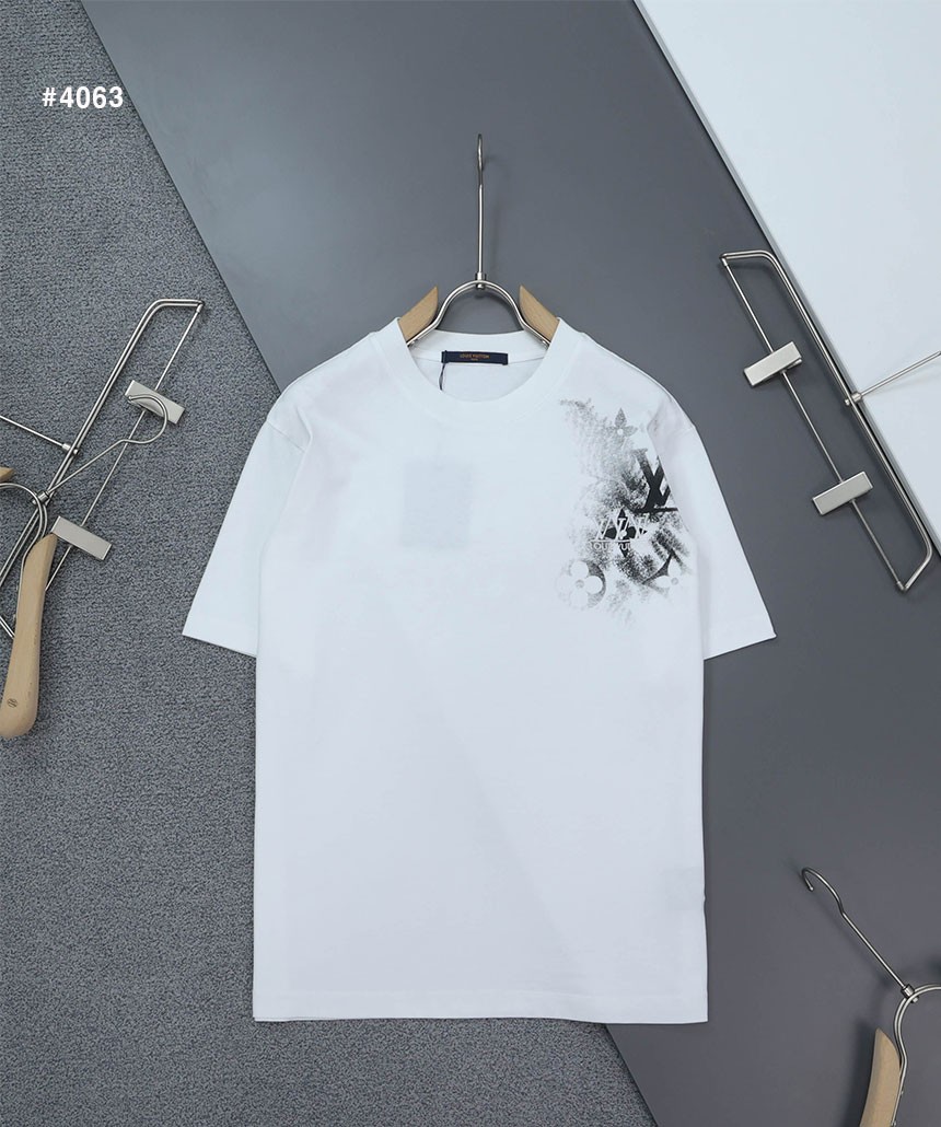 [LOUIS VUITTON] 루이비통 플라워 모노그램 그라디언트 라운드 반팔 티셔츠