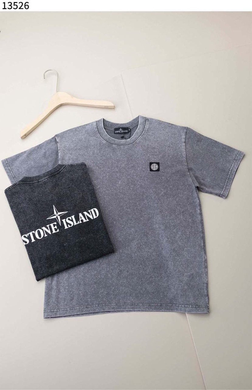 스톤아일랜드 [STONE ISLAND] 가먼트 다이 피그먼트 워싱 반팔 티셔츠 신상입고