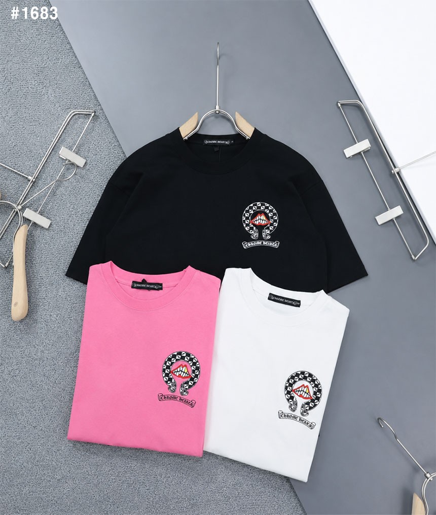 [Chrome Hearts ] 크롬하츠 레드 마우스 말발굽  반팔 티셔츠