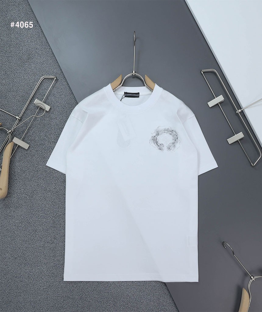 [Chrome Hearts] 크롬하츠 스모커 홀스슈 자수로고 반팔 티셔츠