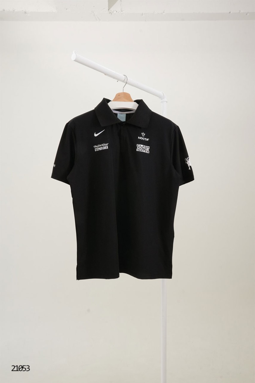 [NIKE] 나이키 X 녹타 골라보 디자인 프린팅 기능성 PK 원단 카라 반팔 티셔츠