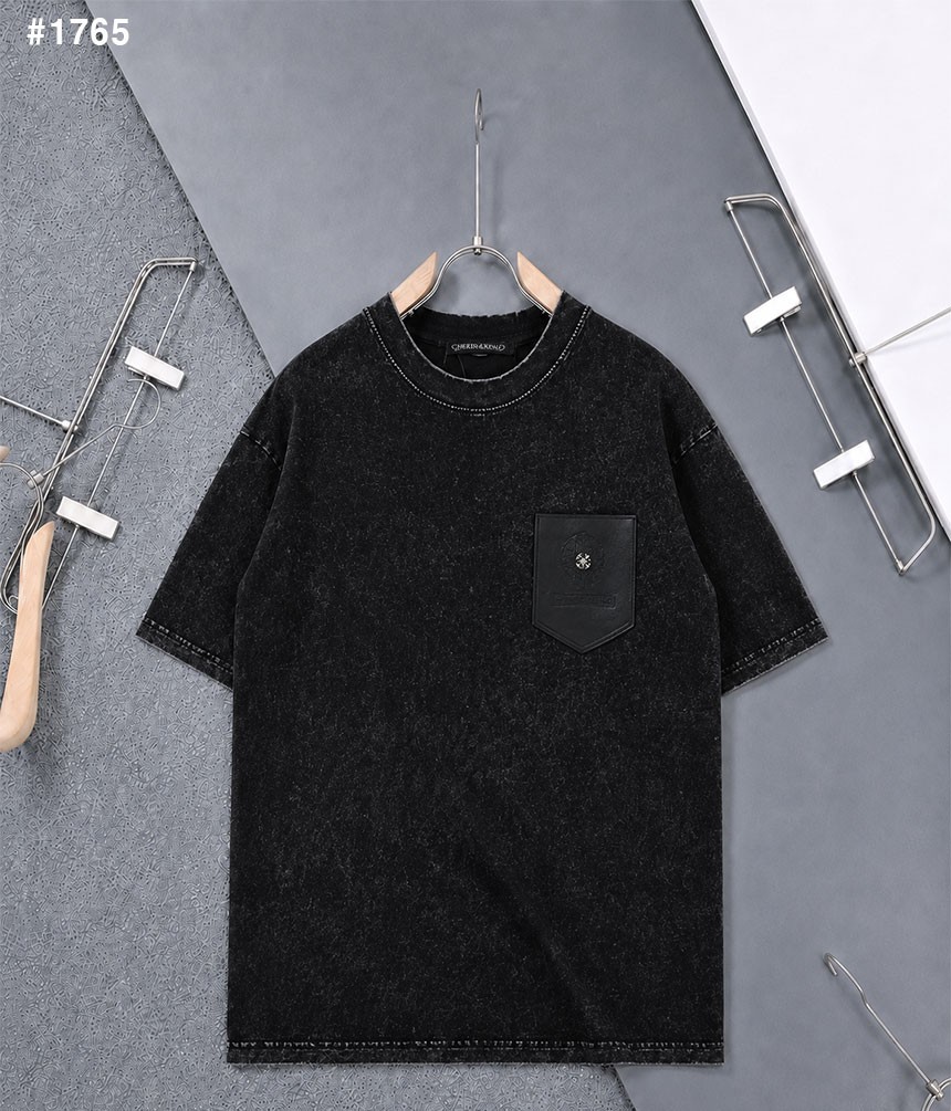 [Chrome Hearts] 크롬하츠 가죽 포켓 반팔 티셔츠