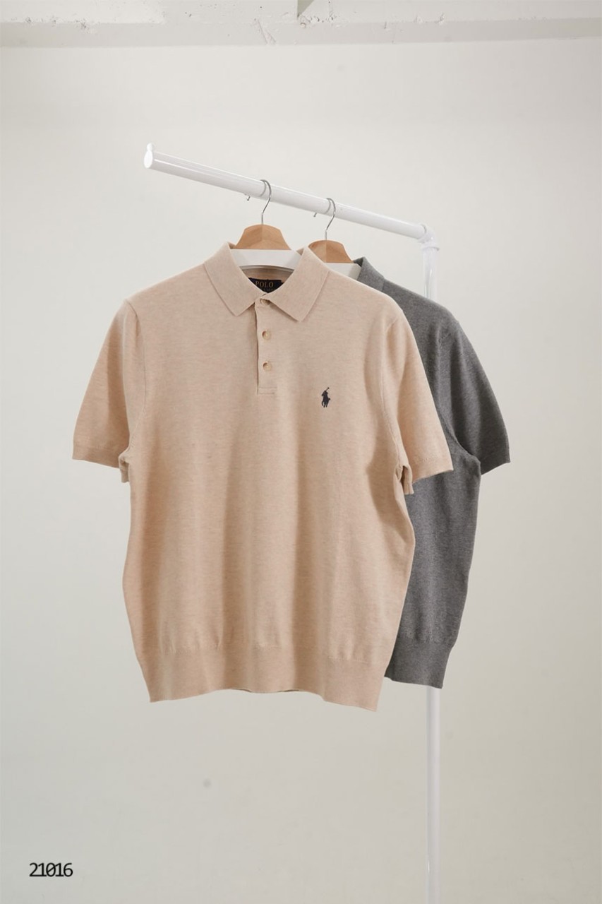 [POLO] 폴로 랄프로렌 피마 코튼 폴로 칼라 스웨터
