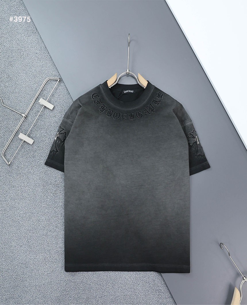 [Chrome Hearts] 크롬하츠 넥 레터링 세메터리 빈티지 워싱 반팔 티셔츠