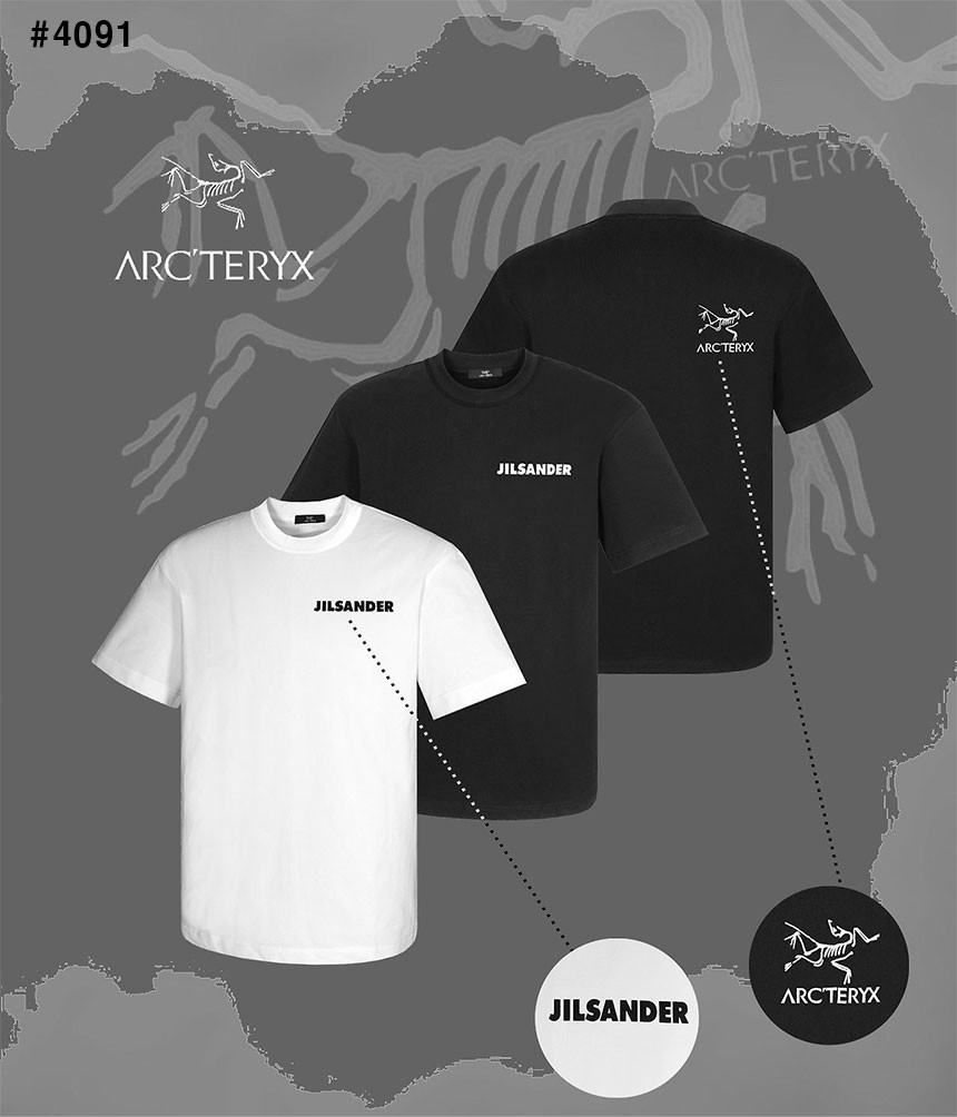 [Jil Sander] 질 샌더 [ARC'TERYX] 아크테릭스 콜라보 로고 티셔츠