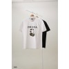 [PRADA] 프라다 헤드셋 리트링 로고 코튼 반팔 티셔츠