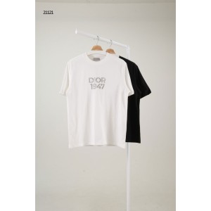 [DIOR] 크리스찬 1947 릴렉스 핏 코튼 반팔 티셔츠