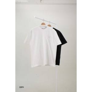 [DIOR] 크리스찬 디올 커시브 디자인 백 포인트 자수 반팔 티셔츠