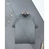 [BALENCIAGA] 발렌시아가 이니셜 레더로고 빈티지 워싱 오버핏 반팔 티셔츠
