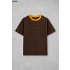 [FENDI] 팬디 FF 패턴 루즈핏 코튼 숏 슬리브 티셔츠