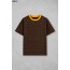 [FENDI] 팬디 FF 패턴 루즈핏 코튼 숏 슬리브 티셔츠
