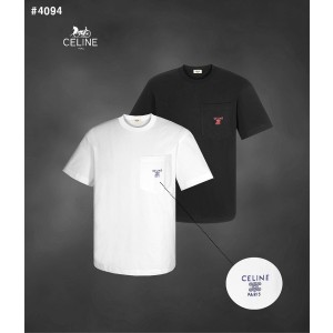 [CELINE] 셀린느 포켓로고 티셔츠