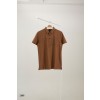 [BURBERRY] 버버리 쿨링 냉감 원단 시그니처 EDK 자가드 카라 반팔 티셔츠