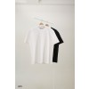 [MONCLER] 몽클레어 볼드 라인 레터링 자수 반팔 티셔츠