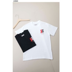 버버리 [BURBERRY] Hesford 로고 프린트 코튼 티셔츠 신상입고