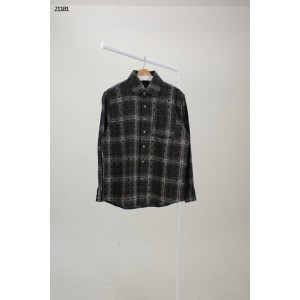[Chrome Hearts] 크롬하츠 크로스 포인트 플란넬 체크 긴팔 셔츠