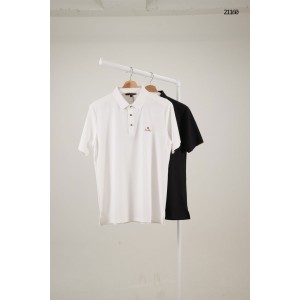 [LORO PIANA] 로로피아나 실리콘 패치 썸머 쿨링 카라 반팔 티셔츠