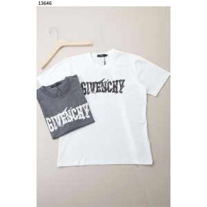 지방시 [Givenchy] 글리츠 레터링 더블 백 프린팅 반팔 티셔츠 신상입고