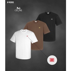 [CELINE] 셀린느 로고 자수 오버핏 티셔츠
