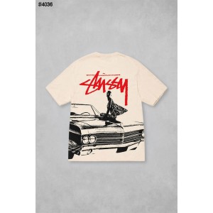 [STUSSY] 스투시 비트 크레이지 숏 슬리브 그래픽 티셔츠