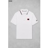 [MONCLER] 몽클레어 모티프 더블 자수 로고 숏 슬리브 폴로 티셔츠