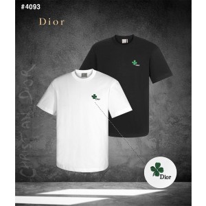 [DIOR] 크리스찬 디올 클로버 자수 로고 티셔츠