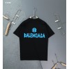 [BALENCIAGA] 발렌시아가 BB 레터링 블럭 패치 반팔 티셔츠